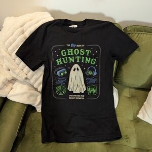 Unisex Big Book Of Ghost Hunting Cotton Graphic Tee Wicked Clothes T-Shirt